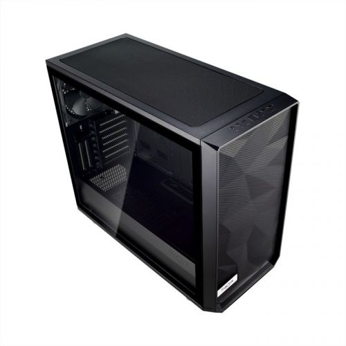 Корпус eATX Fractal Design Meshify 2 Black TG Dark Tint FD-C-MES2A-02 черный, без БП, боковая панель из закаленного стекла, 2*USB 3.0, USB Type-С, aud - фото 5