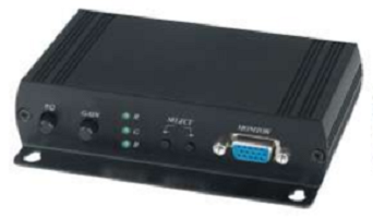 Приемник SC&T VE02DALS VGA(1600х1200, 85Гц) и аудио сигналов на 300м (c возможностью каскадного соединения для увел. расстояния), встр. корректор RGB
