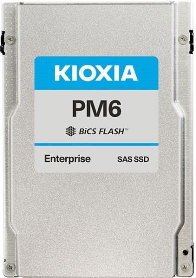 

Накопитель SSD 2.5'' Toshiba (KIOXIA) KPM61RUG3T84 PM6-R 3.84TB SAS 24Gb/s BiCS FLASH TLC 4150/2450MB/s IOPS 595K/115K MTTF 2.5M, KPM61RUG3T84