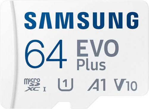 Карта памяти 64GB Samsung MB-MC64KA/RU microSDXC Class10 EVO PLUS + adapter