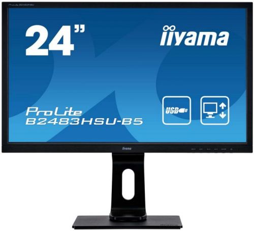 

Монитор 24" Iiyama ProLite B2483HSU-B5, ProLite B2483HSU-B5