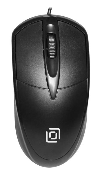 Мышь Oklick 125M 1175317 черный оптическая (1200dpi) USB (3but)