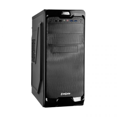 

Корпус ATX Exegate UN-604 EX269439RUS miditower, без БП 2*USB+2*USB3.0, Audio, black, UN-604