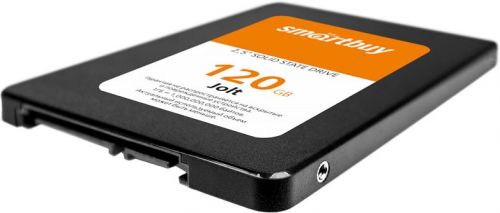 Накопитель SSD 2.5'' SmartBuy SB120GB-JLT-25SAT3 Jolt 120GB TLC 3D SM2258XT SATA 6Gb/s 500/450MB/s 75K/65K IOPS MTBF 1.5M 7mm RTL - фото 1