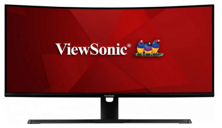 Монитор 34" Viewsonic VX3418-2KPC 3440x1440ьMVA, Curved, 300cd/m2, 178°/178°, 4000:1, 80M:1, 16,7 миллионов цветов, 1ms, VGA, 2xHDMI, 2xDP, height adj