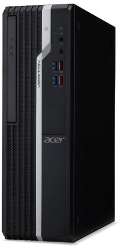 

Компьютер Acer Veriton X2665G DT.VSEER.069 i3-9100, 8GB, 256GB SSD, UHD graphics 630, 180W, USB kbd, USB mouse, DOS, black, Veriton X2665G