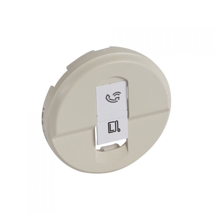 

Панель лицевая Legrand 066235 Celiane - для розетки RJ 45 067344/45, слоновая кость, 066235