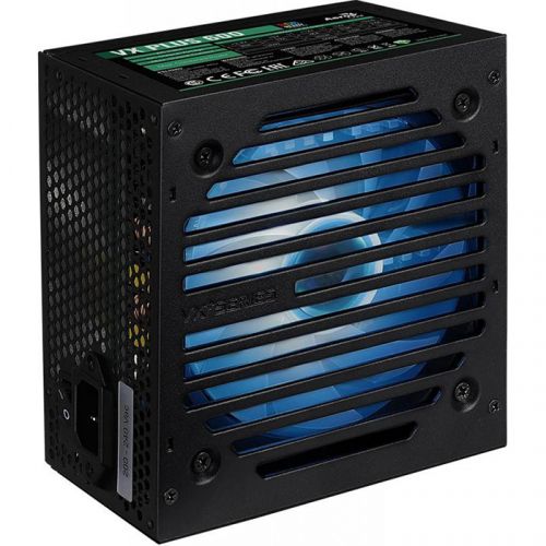 Блок питания ATX AeroCool VX Plus 600W RGB 4718009150911 600W (ATX 2.3, 120mm fan, RGB-подсветка) Box