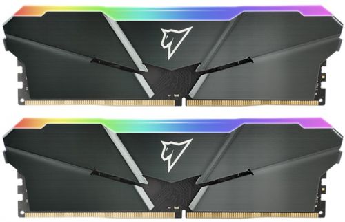 Модуль памяти DDR4 16GB (2*8GB) Netac NTSRD4P36DP-16E Shadow RGB PC4-28800 3600MHz CL18 1.35V gray with radiator