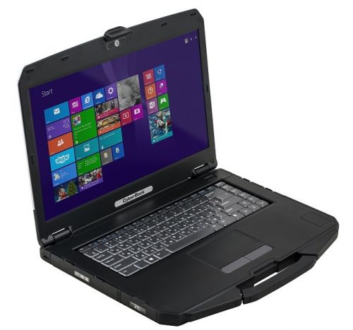Ноутбук защищённый CyberBook S855 i5-8265U/8GB/256GB/15,6" FHD/HDMI/VGA/WiFi/BT/3xUSB 3.1 Type A/USB 3.1 Gen2 Type C/Smart Card/SD/cam/RJ45/RS232/SIM/