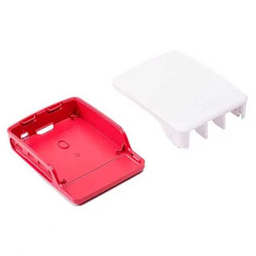 

Корпус Raspberry Pi Official Pi 4 Case Red/White с крышкой для микрокомпьютеров Raspberry Pi 4 Model B (187-6749), Official Pi 4 Case