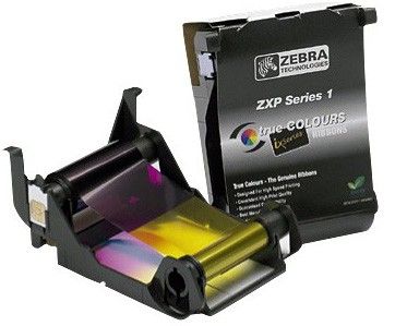 

Лента красящая Zebra 800011-147 Load-N-Go colour ribbon 1/2 YMCKO, для ZXP1, 400 отпечатков, 800011-147