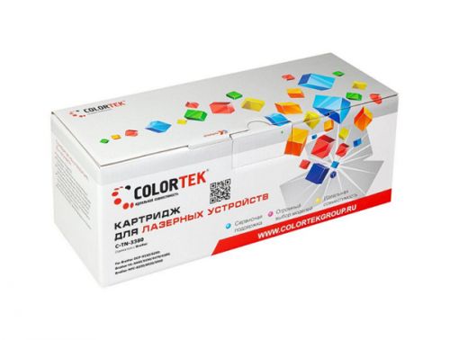 Картридж Colortek CT-TN3380 черный, 8000 стр. для принтеров Brother DCP-8110, DCP-8250, HL-5440, HL-5450, HL-5470, HL-6180, MFC-8320, MFC-8520, MFC-89