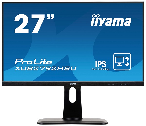 

Монитор 27" Iiyama XUB2792HSU-1 XUB2792HSU-B1 1920x1080, 4 мс, 250 кд/м2, 1000:1, 178°/178°, IPS, VGA, HDMIx1, DisplayPort x1, USB*2, XUB2792HSU-1