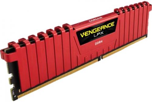 Модуль памяти DDR4 8GB Corsair CMK8GX4M1A2400C14R Vengeance LPX Red PC4-19200 2400MHz CL14 1.2V Радиатор RTL