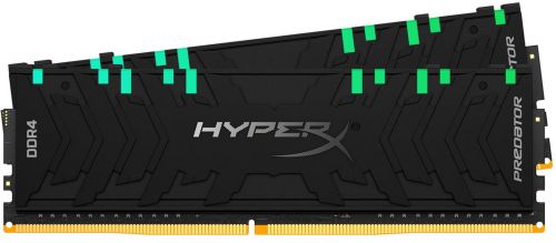 Модуль памяти DDR4 16GB (2*8GB) HyperX HX440C19PB4AK2/16 Predator RGB PC4-32000 4000MHz CL19 288pin радиатор 1.35V retail