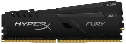 Модуль памяти DDR4 32GB (2*16GB) HyperX HX434C17FB4K2/32 Fury black 3466MHz CL17 1.35V 1R 16Gbit