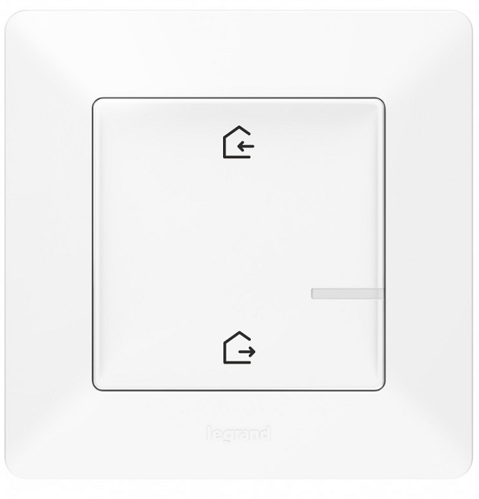 

Выключатель беспроводной Legrand 752186 Valena Life with NETATMO, "Я дома/Я вне дома", белый, 752186