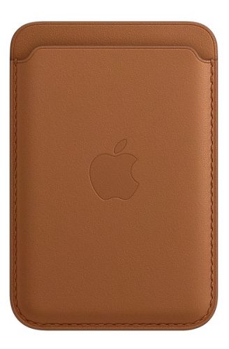 

Чехол Apple Leather Wallet with MagSafe MHLR3ZE/A для iPhone Leather saddle brown, Leather Wallet with MagSafe