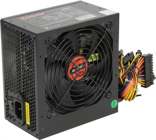 Блок питания ATX Exegate XP650 EX259603RUS-S 650W, SC, black, 12cm fan, 24p+4p, 6/8p PCI-E, 3*SATA, 2*IDE, FDD + кабель 220V с защитой от выдергивания