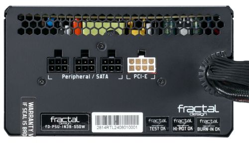 Блок питания ATX Fractal Design Integra M 650W 12cm FAN, модульный, 80Plus Bronze, FD-PSU-IN3B-650W-EU - фото 5