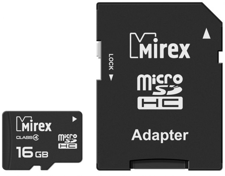 Карта памяти mirex microsdxc 128 гб 13613 ad10s128