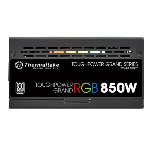 Блок питания ATX Thermaltake Toughpower Grand RGB 850W Platinum PS-TPG-0850F1FAPE-1 850W v2.4, EPS v2.92/A-PFC/вентилятор 140мм RGB/EU/80+ Platinum