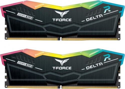 Модуль памяти DDR5 32GB (2*16GB) Team Group FF3D532G5200HC40CDC01 T-Force Delta RGB black PC5-41600 5200MHz CL40 1.25V