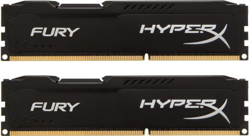 Модуль памяти DDR3 16GB (2*8GB) HyperX HX313C9FBK2/16 Fury black PC3-10600 1333MHz CL9 1.5V Радиатор RTL