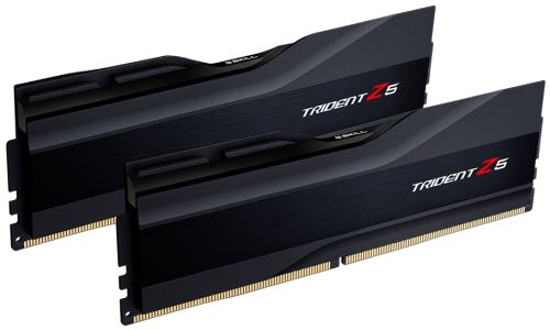 Модуль памяти DDR5 32GB (2*16GB) G.Skill F5-6000J4040F16GX2-TZ5K Trident Z5 black PC5-48000 6000MHz CL40 heatsink 1.35V - фото 1