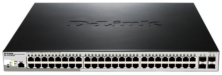 

Коммутатор PoE D-link DGS-1210-52MP/ME/B1A 48x10/100/1000Mbp PoE (370 Вт), 4xSFP, L2, 19'', DGS-1210-52MP/ME/B1A