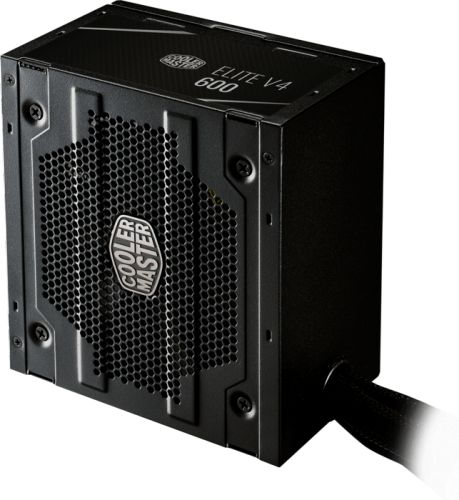 Блок питания ATX Cooler Master Elite V4 MPE-6001-ACABN-EU 600W, ATX 12V Ver. 2.41, Active PFC, 120mm fan, 80 PLUS Standard, non modular