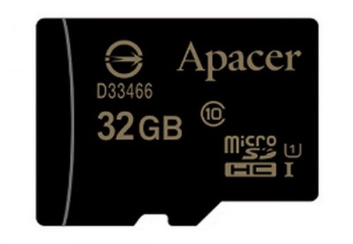 

Карта памяти 32GB Apacer UHS-I AP32GMCSH10U1-RA Class 10 U1, чтение до 45Мб/с, без адаптера, UHS-I