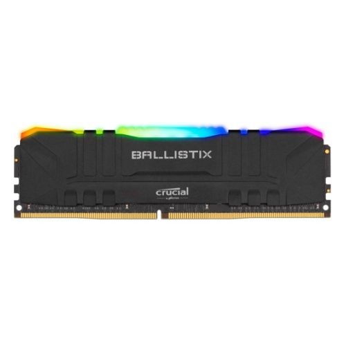 Модуль памяти DDR4 8GB Crucial BL8G32C16U4BL Ballistix Black RGB PC4-25600 3200MHz CL16 288pin радиатор 1.35V