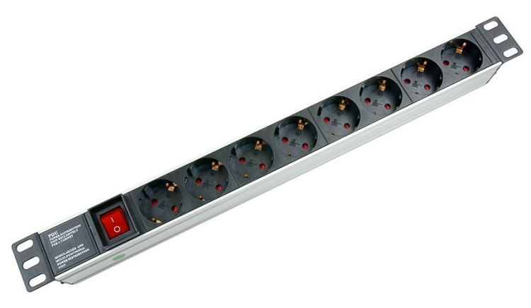 Блок евророзеток cabeus pdu 8p 2eu для 19 шкафов