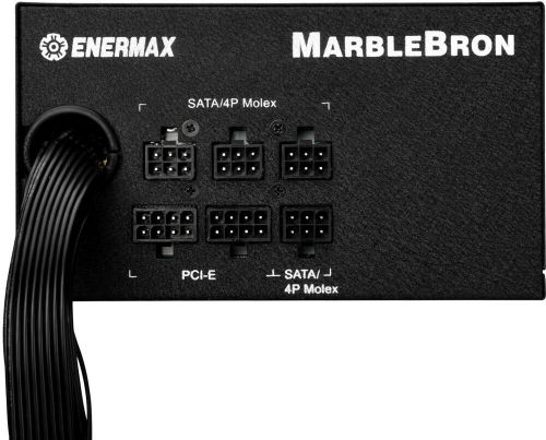 Блок питания ATX Enermax MARBLEBRON EMB850EWT 850W, 80 PLUS Bronze, 120mm fan, semi-modular