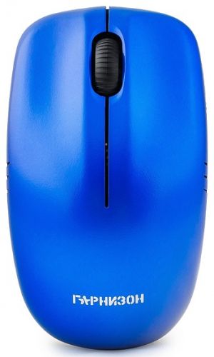 Мышь Wireless Гарнизон GMW-400B синяя, чип X, 1200dpi, 2 кнопки+колесо/кнопка