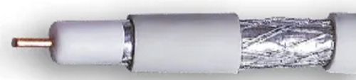 Кабель Net.on 109L RG-6 белый CCS 1,02 (21%) / FPE / Al-Pet-Al Foil / Al 64х0,12 / PVC RW 100м