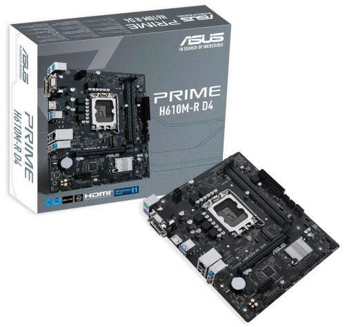 Материнская плата mATX ASUS PRIME H610M-R D4-SI