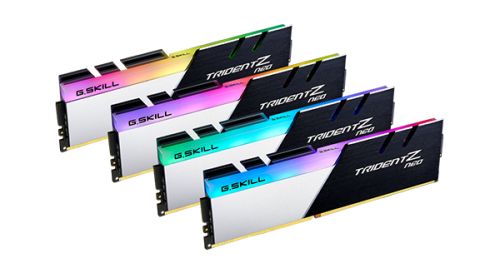 

Модуль памяти DDR4 32GB (4*8GB) G.Skill F4-3600C16Q-32GTZNC Trident Z Neo, PC4-28800, 3600MHz, CL16, радиатор, 1.35V, F4-3600C16Q-32GTZNC