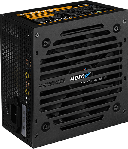 Блок питания ATX AeroCool VX PLUS 650 4713105962789 650W (20/24+4 SATA+3 PATA+6/2x8 pin, вентилятор d120мм)