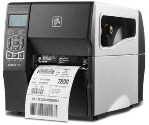 Термопринтер Zebra ZT23042-D2E200FZ DT Printer ZT230; 203 dpi, Euro and UK cord, Serial, USB, Int 10/100, Cutter with Catch Tray