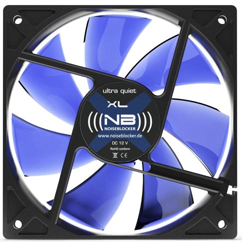 Вентилятор для корпуса Noiseblocker BlackSilentFan XL2