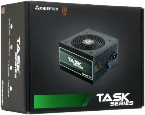 Блок питания ATX Chieftec TPS-500S-Retail 2.3, 500W, 80 PLUS BRONZE, Active PFC, 120mm fan Retail