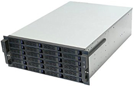 Корпус серверный 4U Supermicro CSE-846BE16-R1K28B 24x3.5" HS Bays, 13"x13.68" EE-ATX, eATX, 7x FF, 2x1280W Platinum, rail) - фото 1