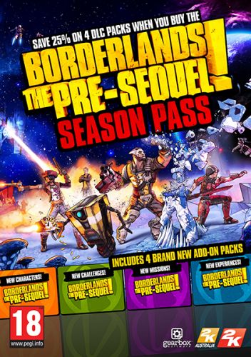 Право на использование (электронный ключ) 2K Games Borderlands: The Pre-Sequel - Season Pass