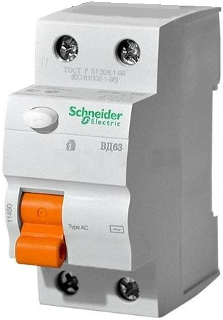 

Выключатель дифференциального тока (ВДТ, УЗО) Schneider Electric 11454, 11454