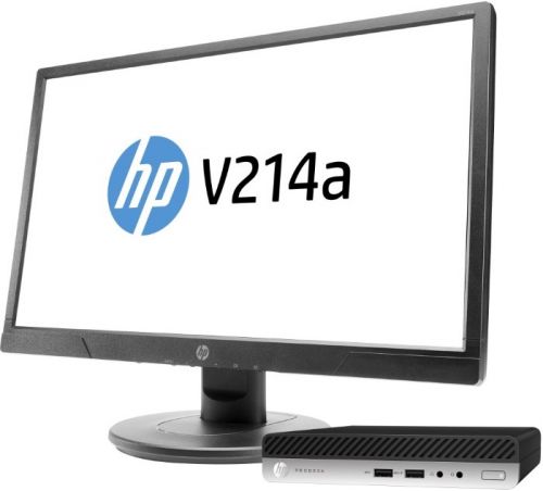 

Компьютер HP Bundles 400 DM G5 DM G4930T/4GB/128GB SSD/DOS + 1 HP VGA Port 1 HP DP Port Only/монитор V214.7i в комплекте, Bundles 400 DM G5 DM