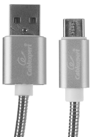 

Кабель интерфейсный USB 2.0 Cablexpert CC-G-USBC02S-1M, CC-G-USBC02S-1M