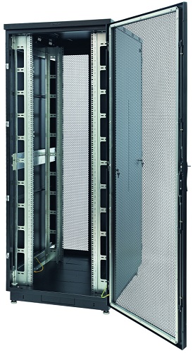 

Шкаф напольный 19", 33U Eurolan 60F-33-88-34BL Racknet S3000 800 × 800, передняя дверь перфорирова, 60F-33-88-34BL